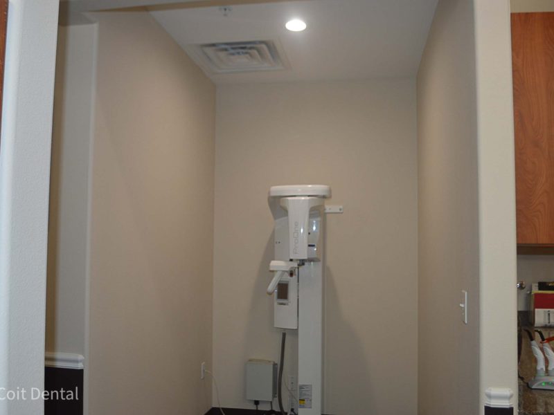 Coit Dental panoramic X-ray imaging suite — digital panoramic imaging at our Frisco TX dental office