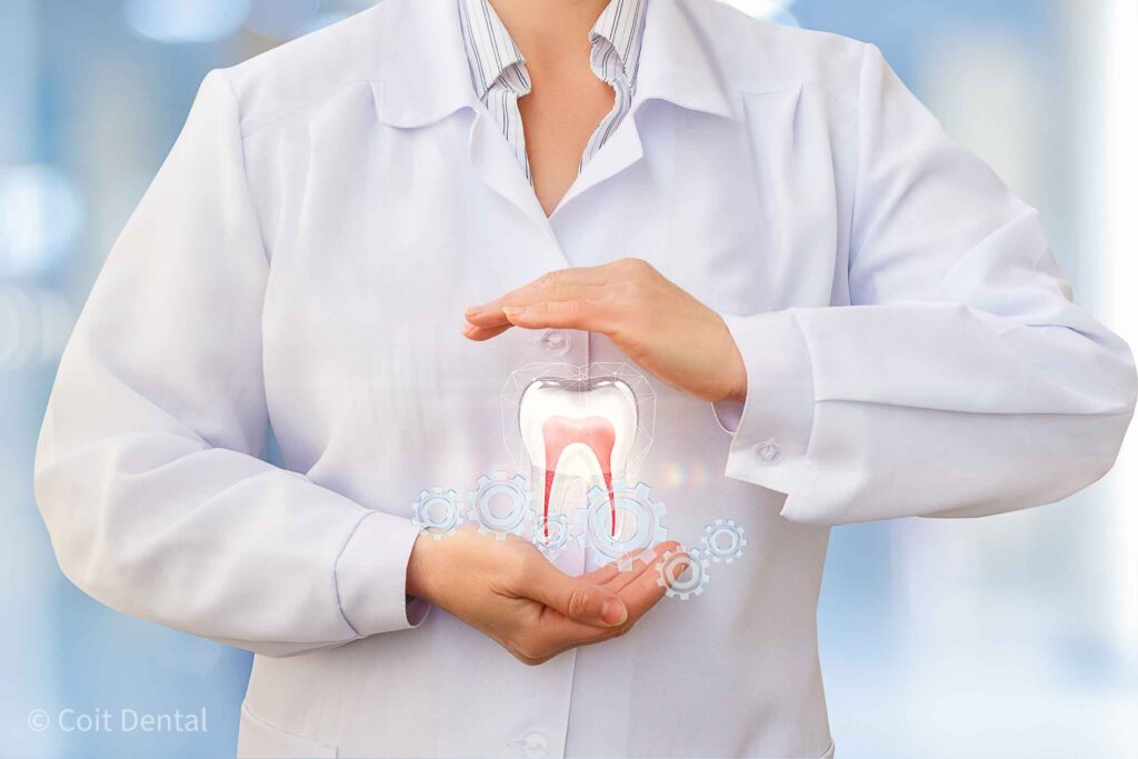 Root canal treatment procedure at Coit Dental in Frisco, TX